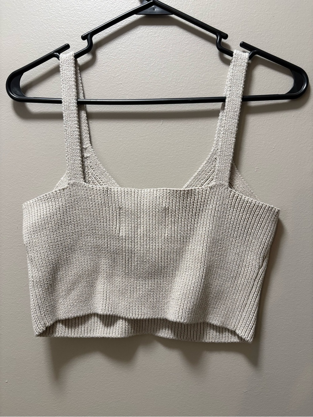 Pistola Cream Knit Rib Bralette - Picture 2 of 5
